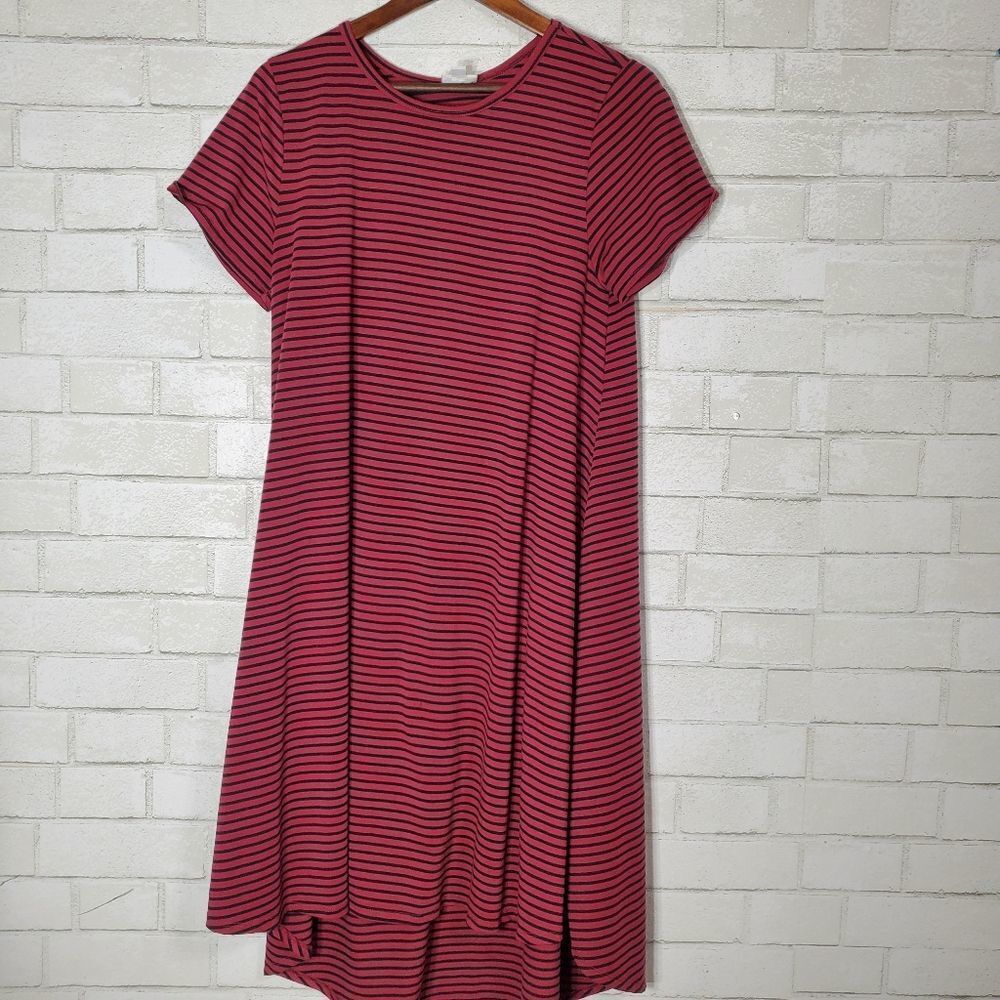 LuLaRoe‎ stripe short sleeve dress